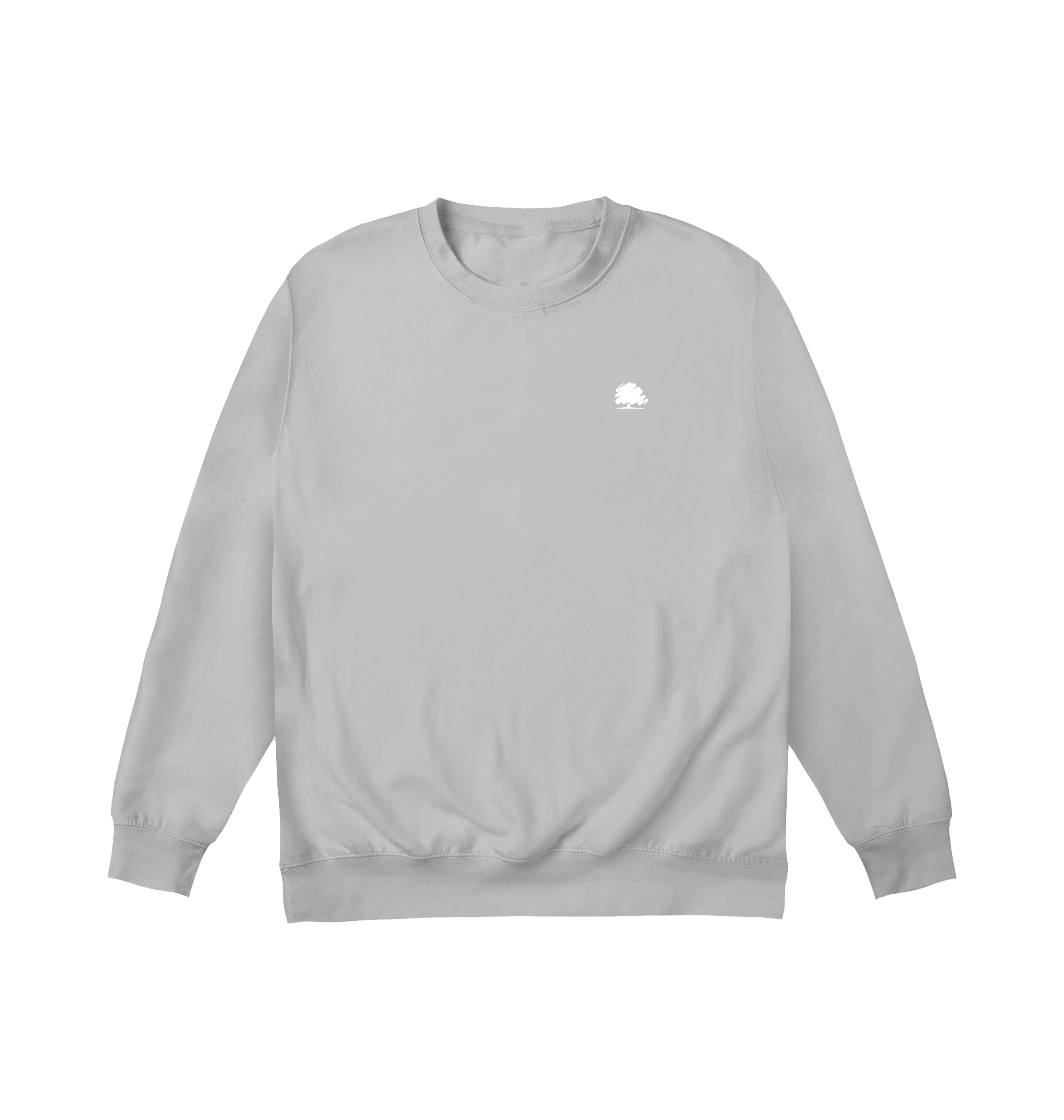 Moondust Grey Printed Sweater Front