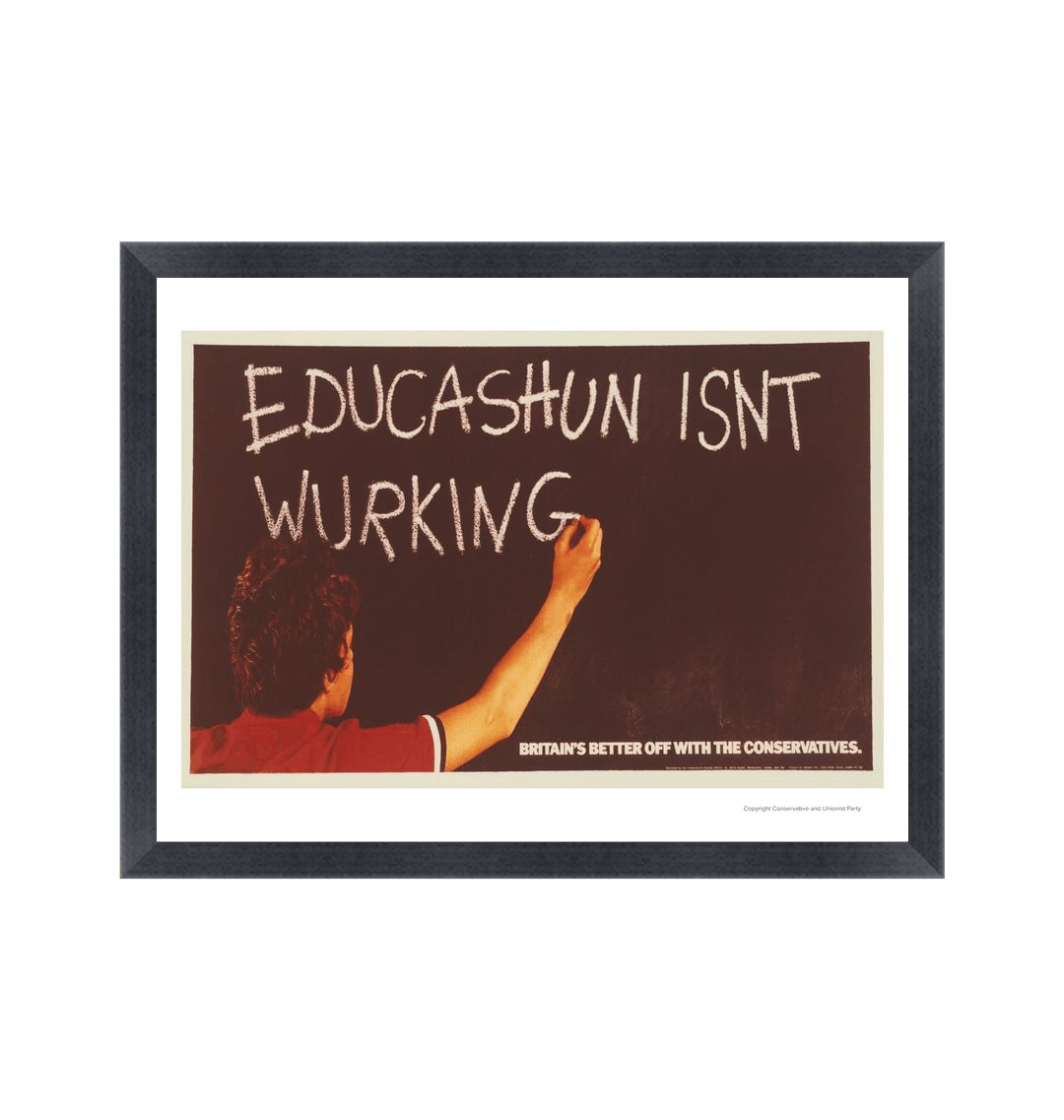 Black Frame Poster Front