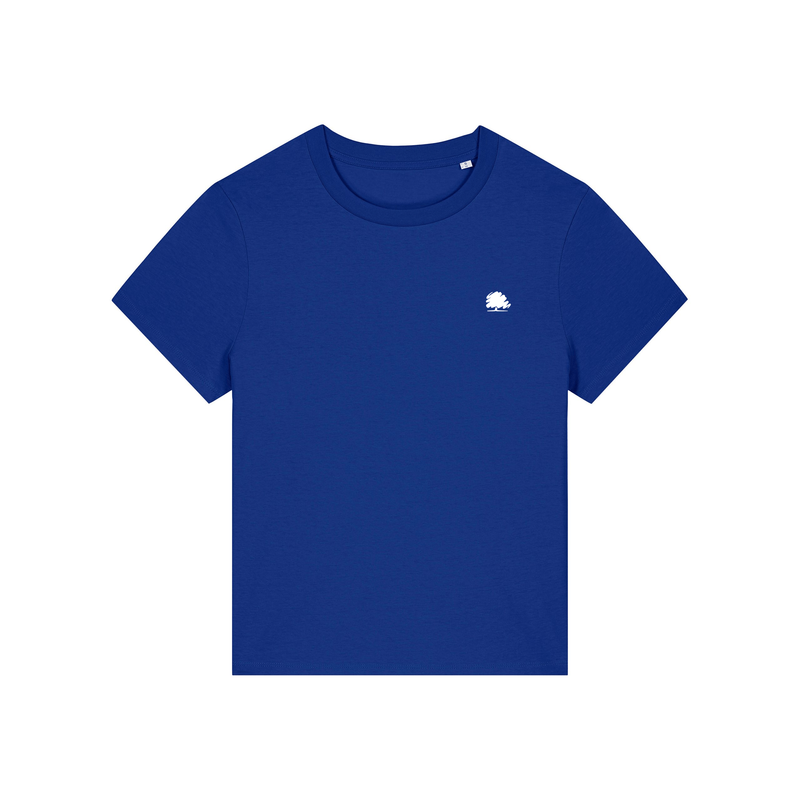 Worker Blue Printed T-shirt Front