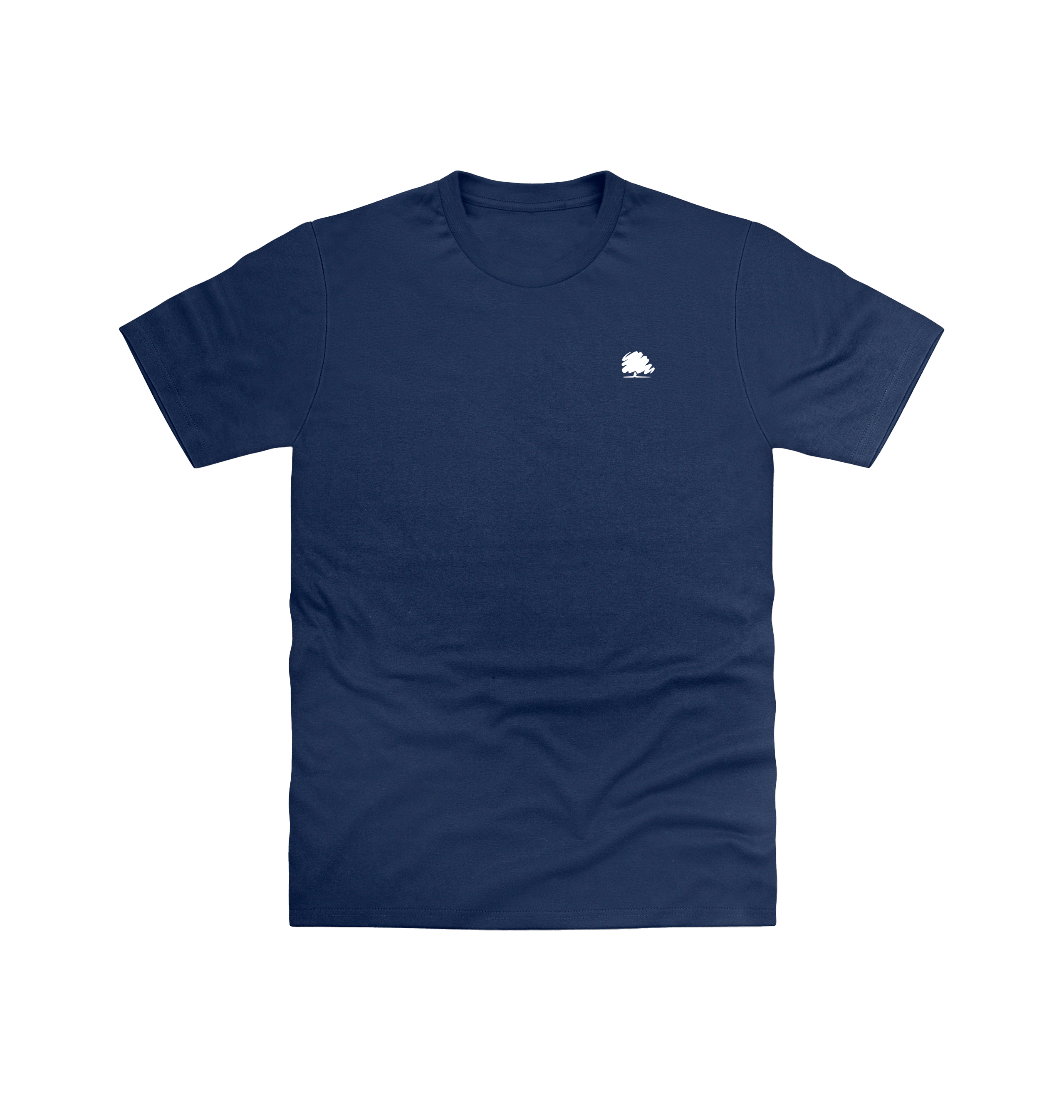 Navy Printed T-shirt Front