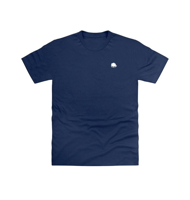 Navy Printed T-shirt Front