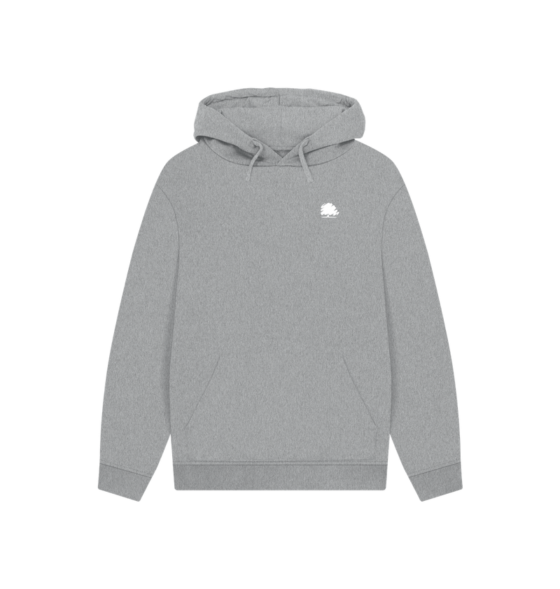 Athletic Grey Printed Hoody Front