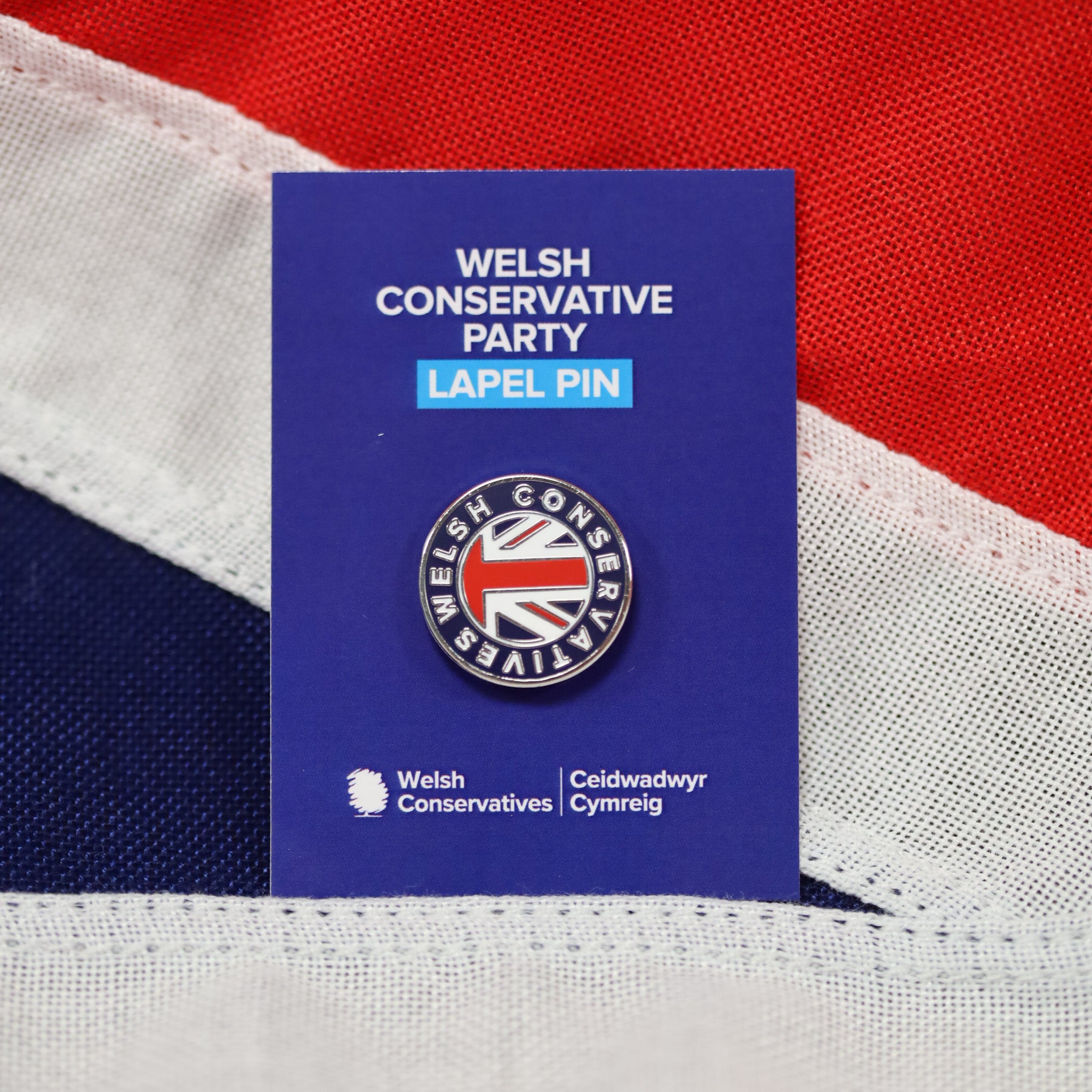 Welsh Conservatives Union Flag Lapel Pin