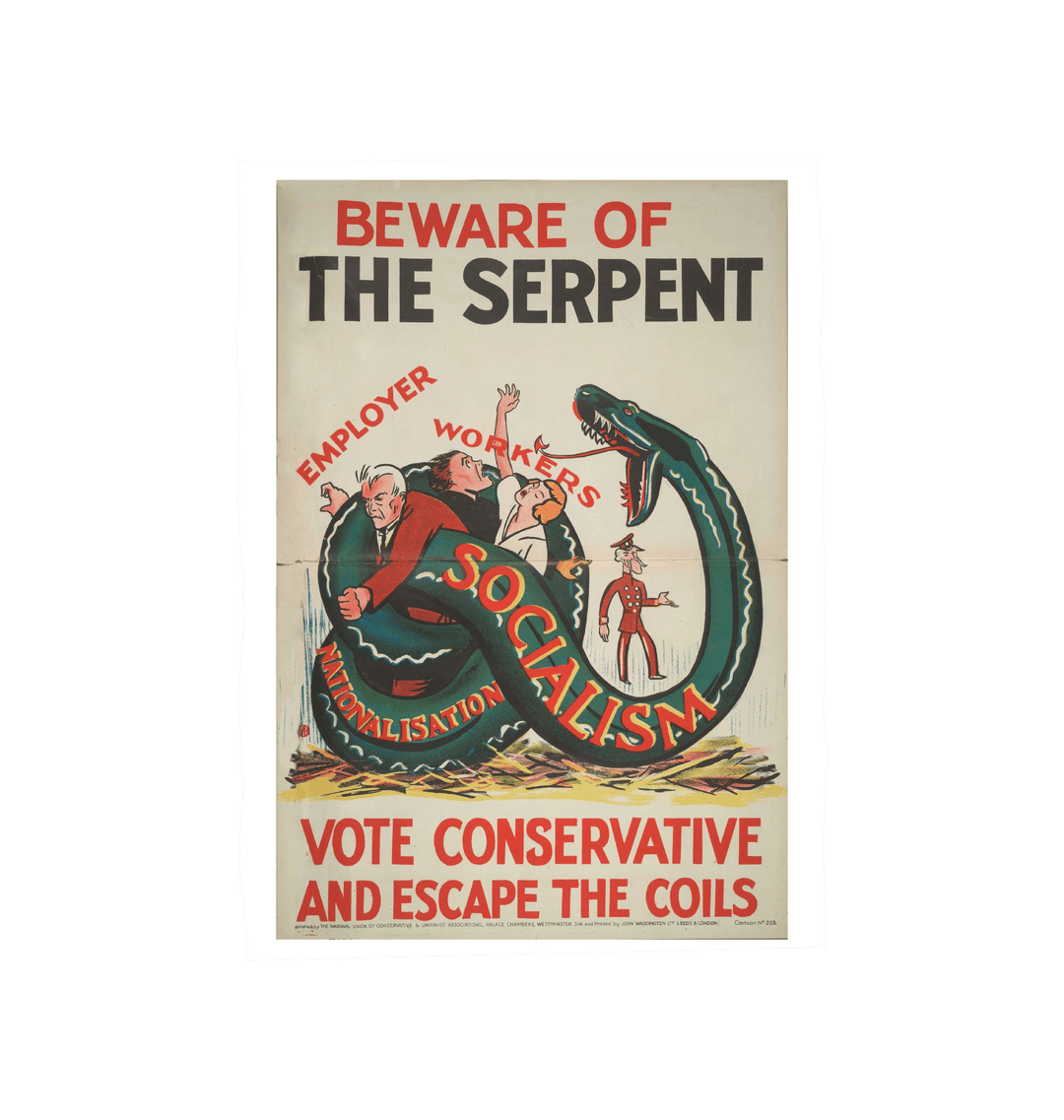 "Beware of the Serpent" Tea Towel