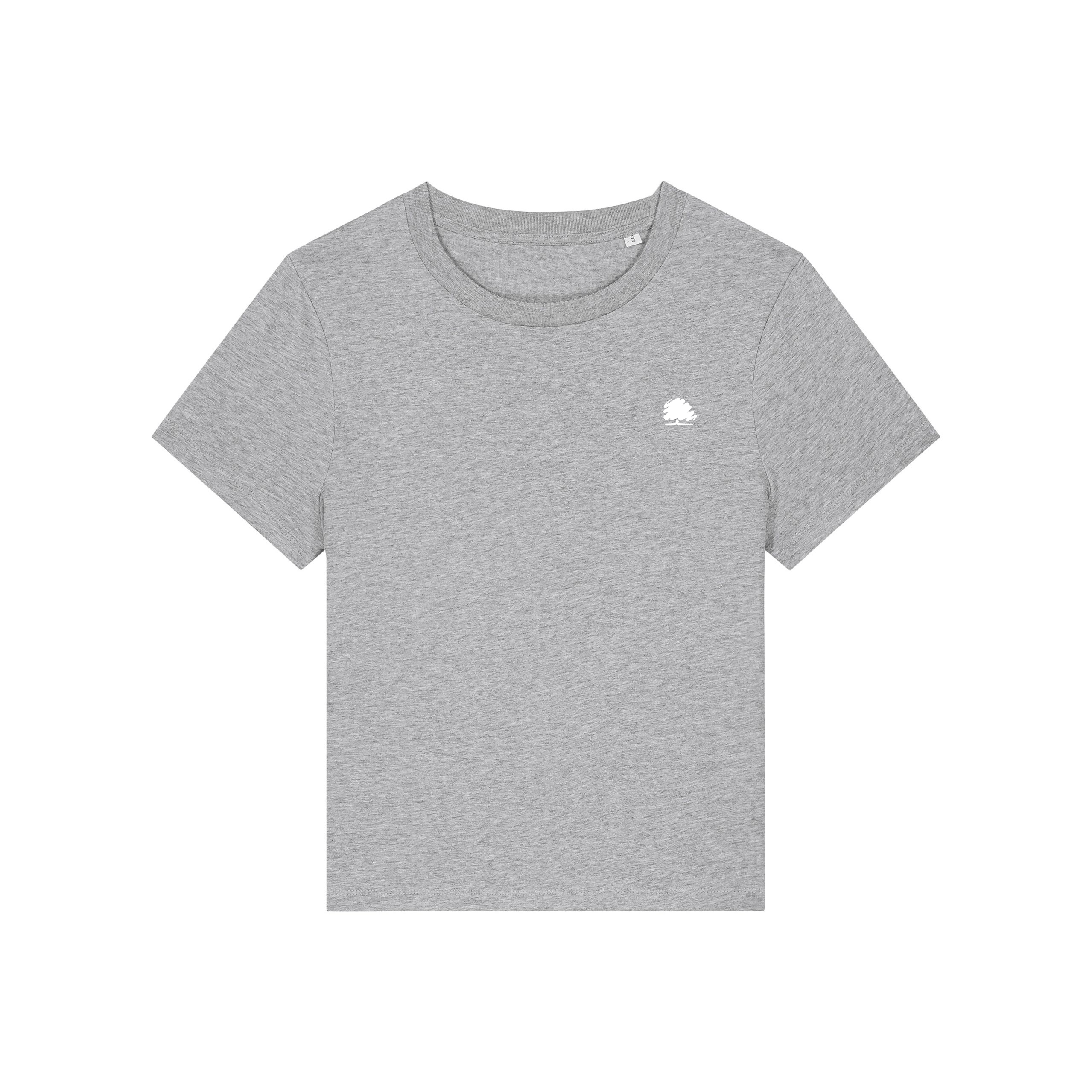 Heather Grey Printed T-shirt Front