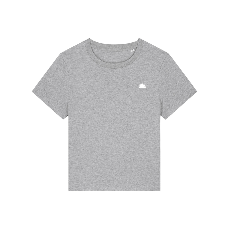 Heather Grey Printed T-shirt Front