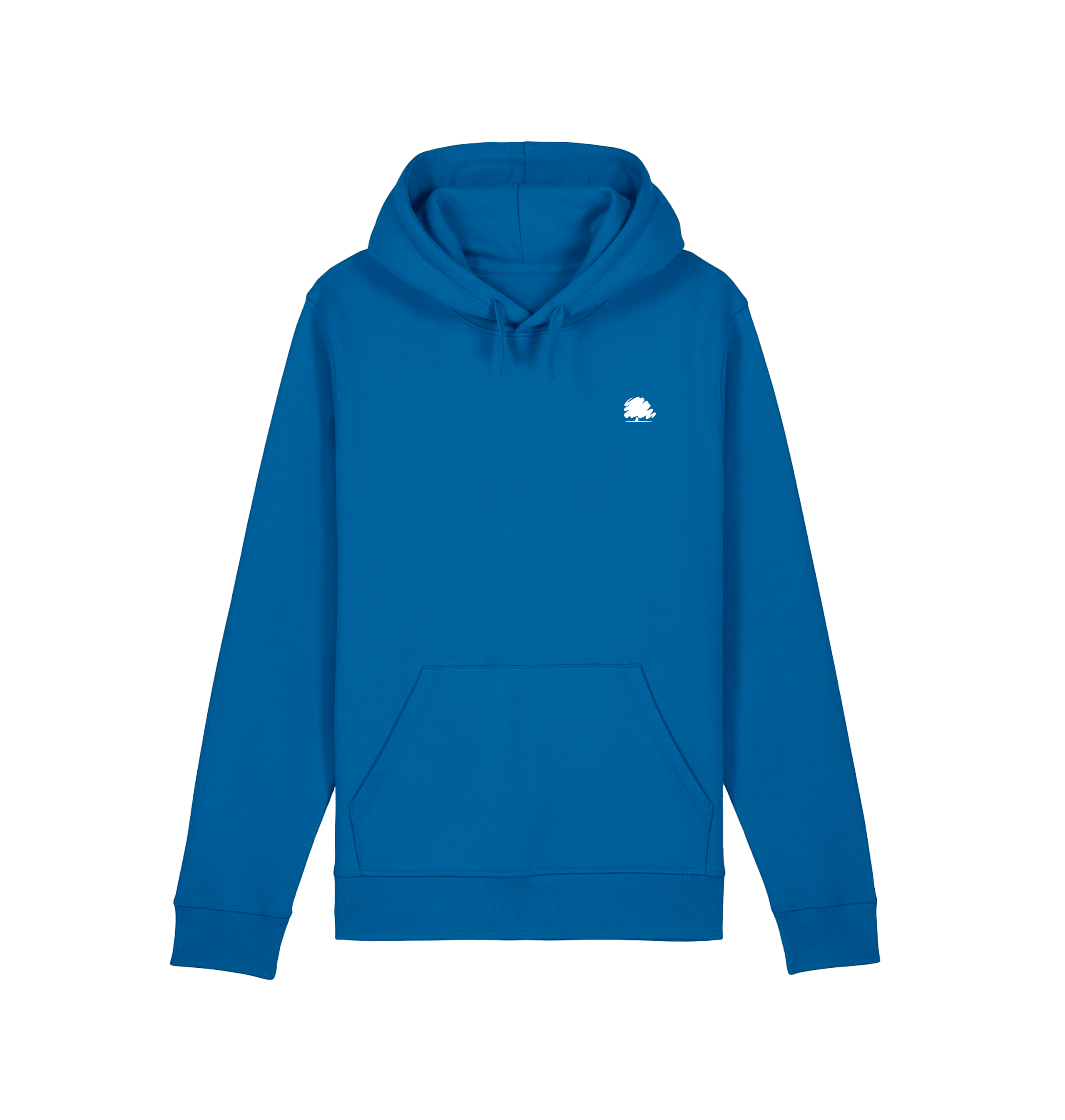 Royal Blue Printed Hoody Front
