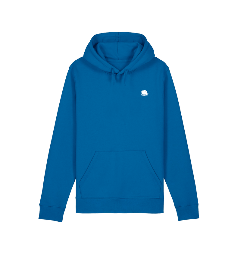Royal Blue Printed Hoody Front