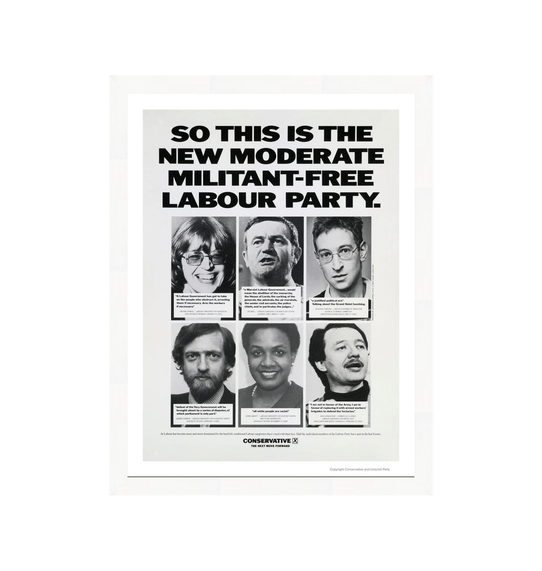 White Frame Poster Front