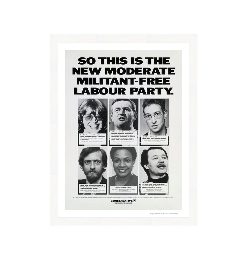 White Frame Poster Front