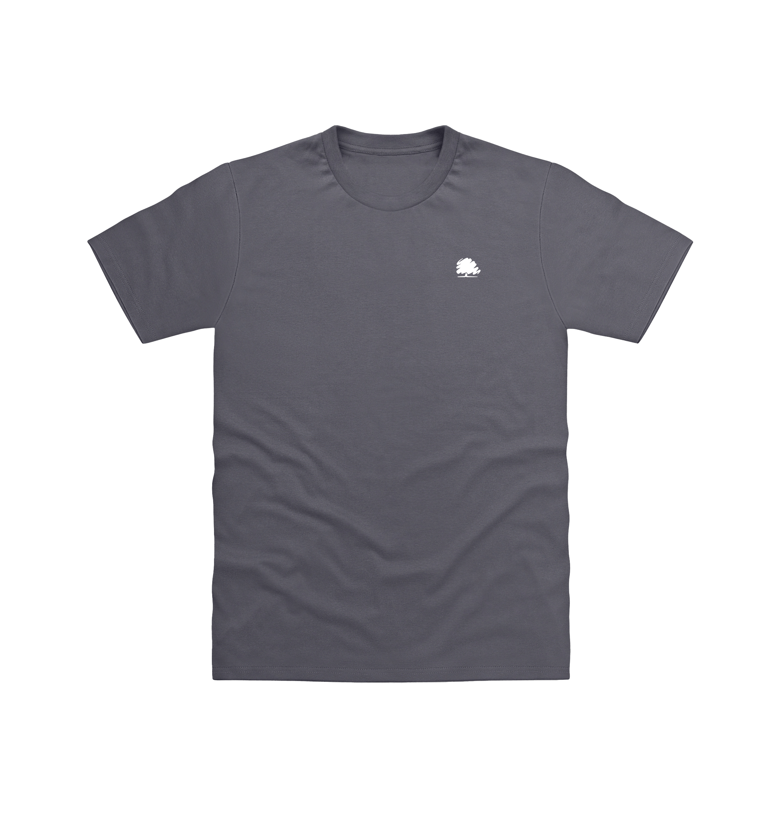 Charcoal Printed T-shirt Front