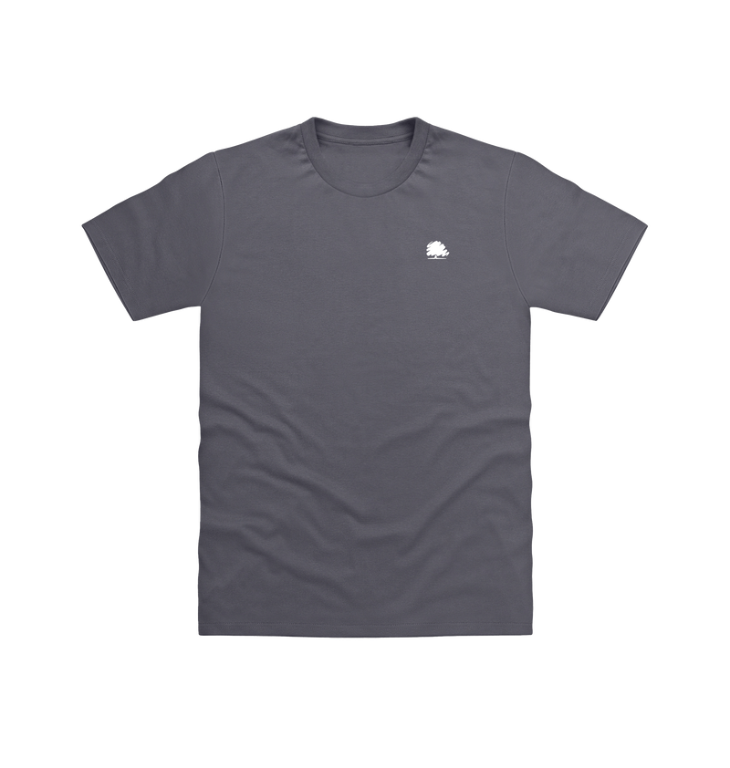 Charcoal Printed T-shirt Front