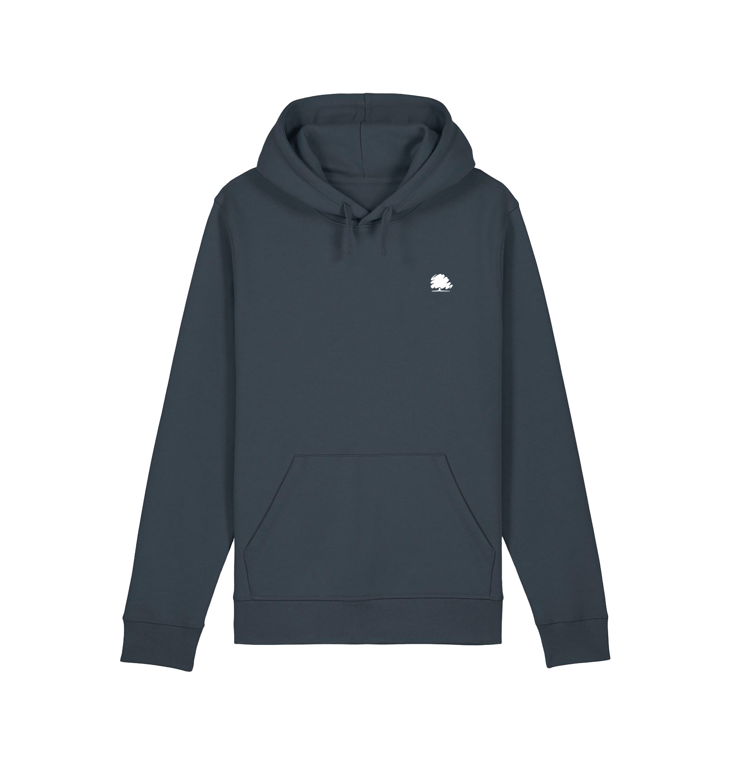 India Ink Grey Printed Hoody Front