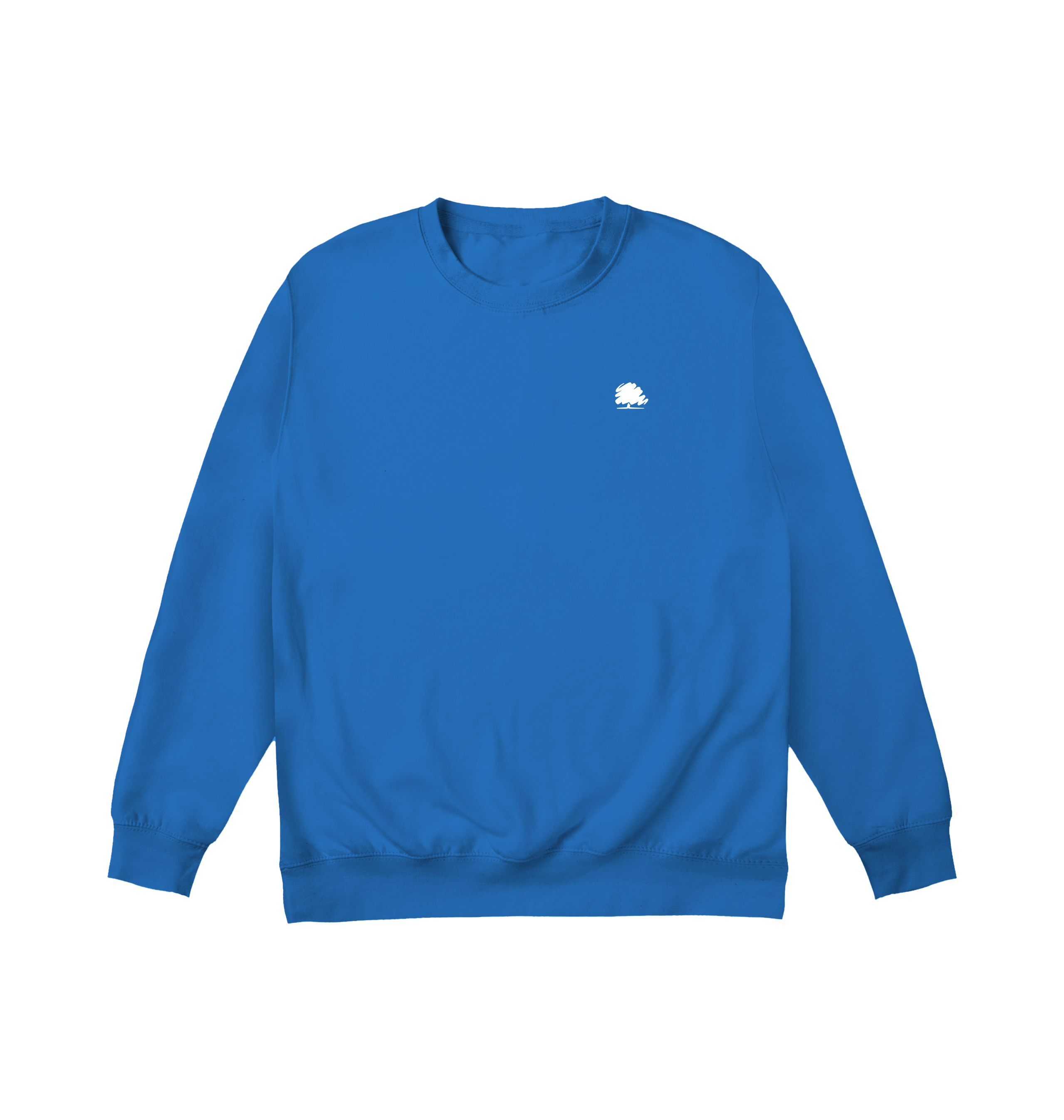 Sapphire Blue Printed Sweater Front