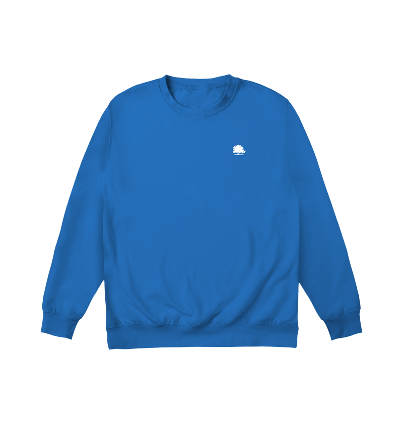 Sapphire Blue Printed Sweater Front