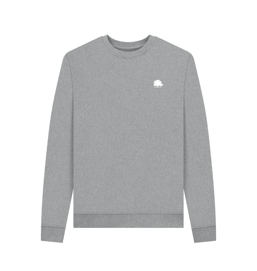 Light Heather Printed Sweater Front