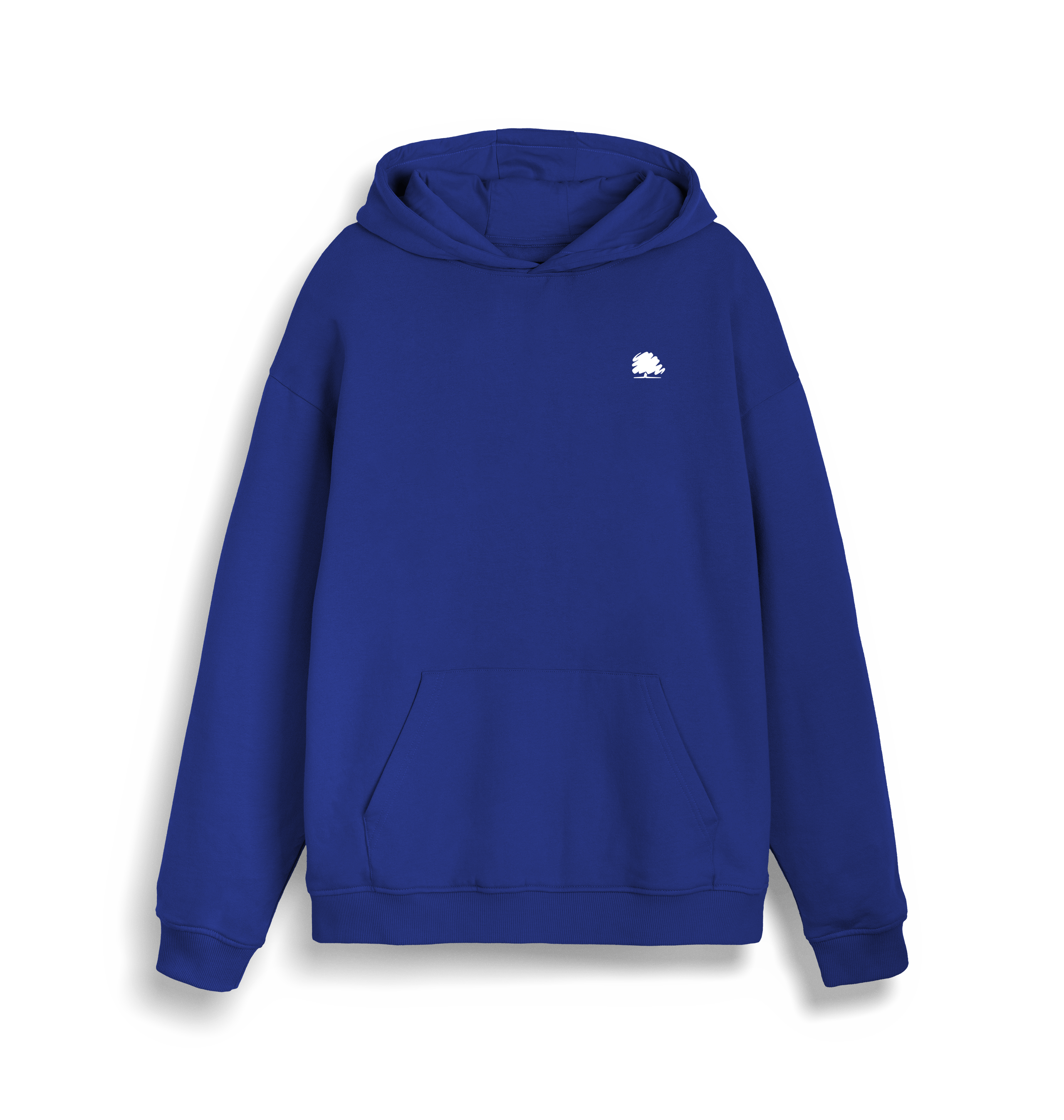 Worker Blue Printed Sweater Front