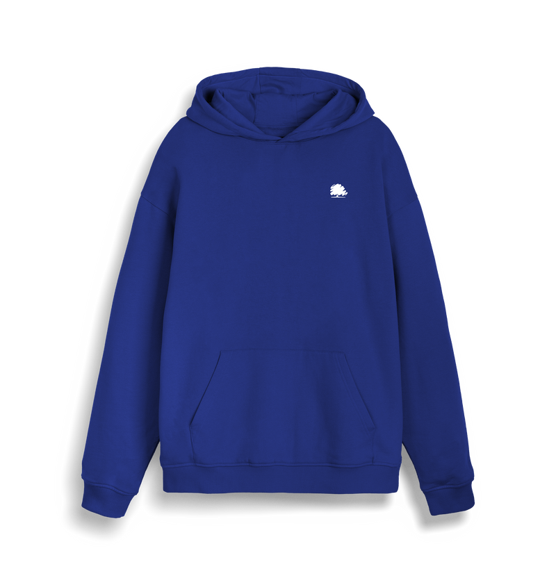 Worker Blue Printed Sweater Front