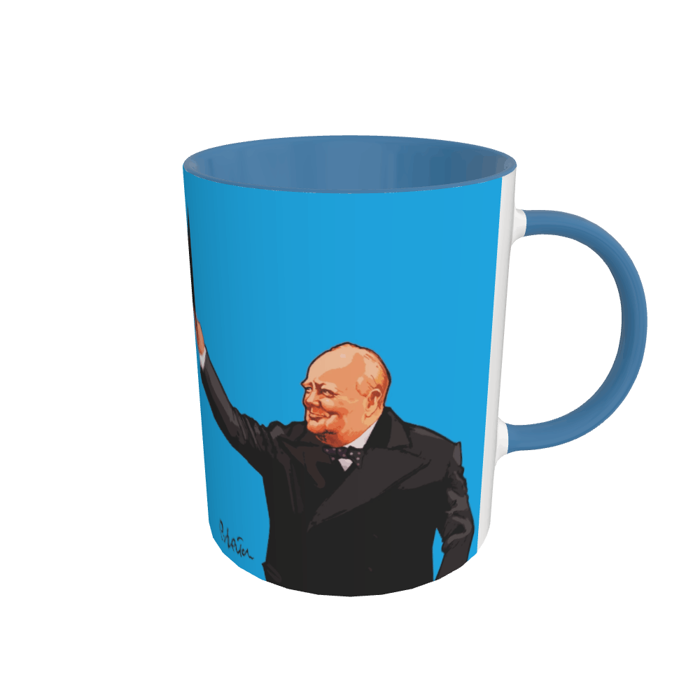 Light Blue Mug Front