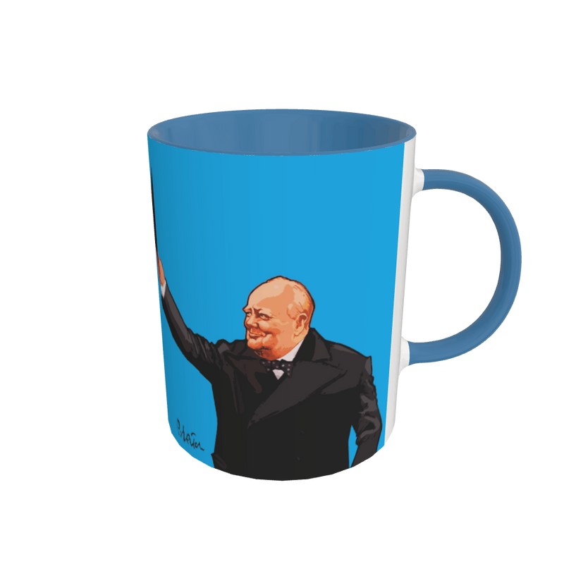 Light Blue Mug Front