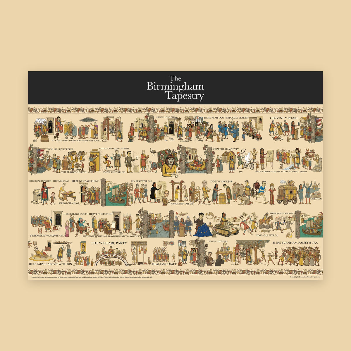 The Birmingham Tapestery: Full Tapestry Fine Print
