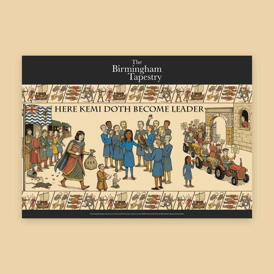 The Birmingham Tapestry: Here Kemi Doth Become Leader Poster