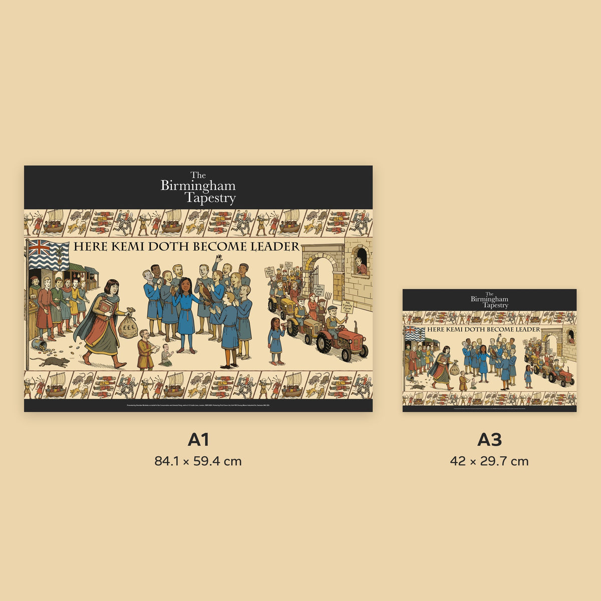 The Birmingham Tapestry: Here Kemi Doth Become Leader Poster