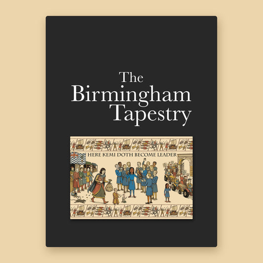 The Birmingham Tapestry: Here Kemi Doth Become Leader Magnet