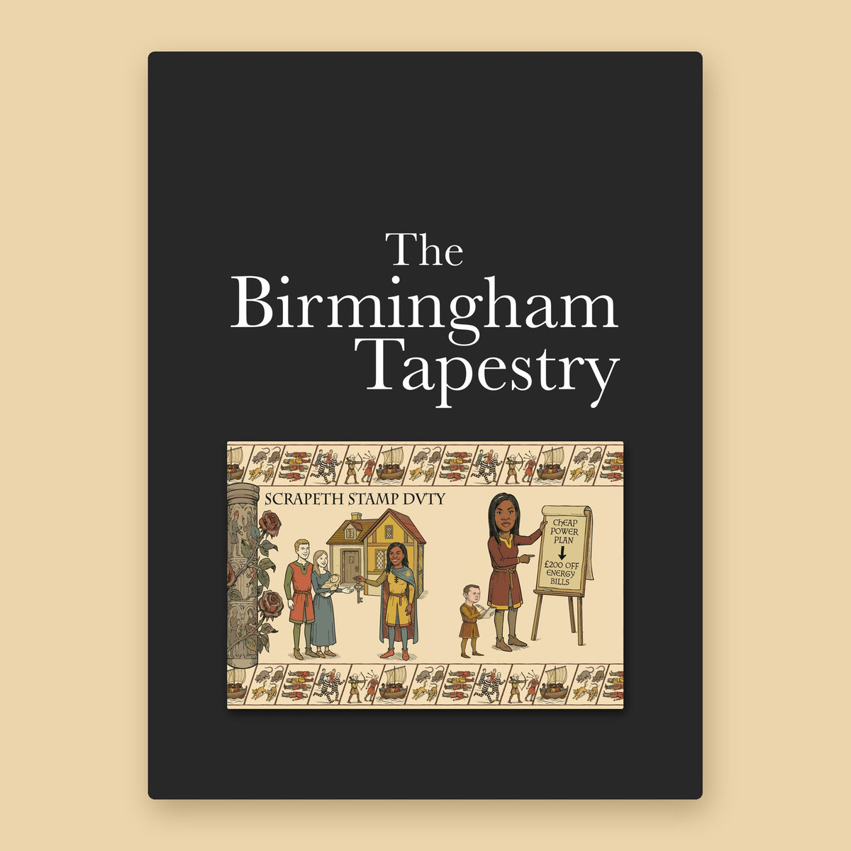 The Birmingham Tapestry:  Scrapeth Stamp Duty Magnet