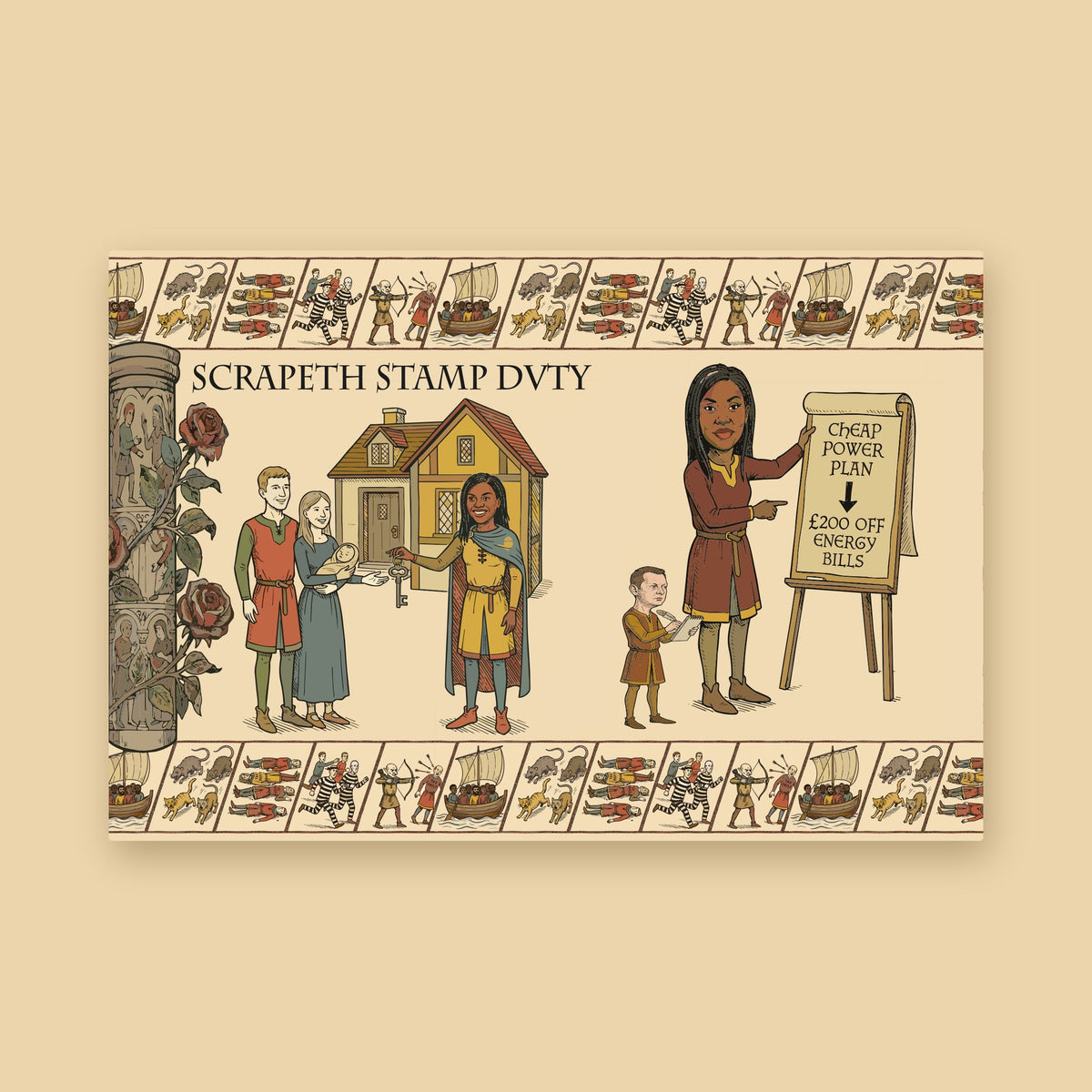 The Birmingham Tapestry:  Scrapeth Stamp Duty Magnet