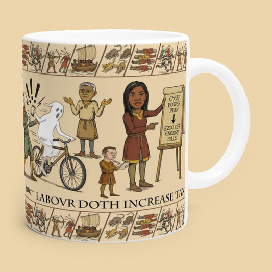 The Birmingham Tapestry: Labour Doth Increase Tax Mug